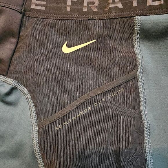 Nike Trail Lunar Ray Winterized Running Tights Hiking XL Pants Green FB8599-328 - Picture 13 of 16